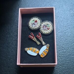 Fun sushi earrings